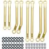 Runup Metallo ottone alto spazio libero telaio contrappeso Link Rods Set per 1/18 RC Crawler TRX4M Bronco Defender parti di aggiornamento