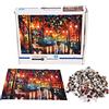 Miskall 1000 pezzi Walking in The Rain Jigsaw Gift Puzzle per adulti Puzzle per bambini Puzzle colorati Intrattenimento creativo Puzzle forte