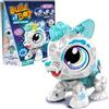 GOLIATH Build-a-Bot Snow Leopard, Costruisci la Tua Mascotte interattiva Snow Leopard, Facile Sistema di creazione a Scatto, Kit di Robot STEM da 20+ Pezzi per Bambini, + 4 Anni
