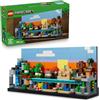 LEGO Minecraft Mini-Biomi Giocattolo - Decorazione Fai da Te in Miniatura per la Stanza da Gaming - Puzzle 3D con 5 Microfigure - Regalo per Gamer, Bambini, Bambine e Adolescenti da 12 Anni - 21589