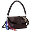 Desigual borsa a tracolla Half Logo Trokel Shoulder Bag Chocolate marrone scuro