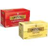 Twinings 2 pack Earl Grey, colazione inglese, 2x25 bustine, (2x50g)