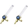 tooloflife Misuratore di portata professionale Argon CO2 Gas Misuratore di Portata per Mig Tig Saldatrice Saldatura 2PCS