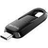 SanDisk 256 GB Unita Flash USB Type-C, prestazioni USB 3.2 Gen 1 con connettore retrattile, fino a 400 MB/s - Nero