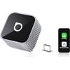 OTTOCAST 2026 Aggiornato Ottocast Mini Slim (Edizione USB-C), 2 in 1 Adattatore Wireless CarPlay e Android Auto per iOS 10+ e Android 11+, Multi-Utente, Plug & Play converte da cablato a senza fili (Argento)