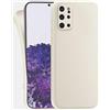 MyGadget Cover per Samsung Galaxy S20 Plus - Custodia Protettiva in Silicone Morbido - Case TPU Flessibile - Ultra Protezione Antiurto & Antiscivolo Crema