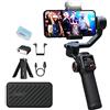 Hohem iSteady M6 Kit Stabilizzatore Gimbal per Smartphone a 3 assi con sensore di visione AI a luce di riempimento magnetica per iPhone Android con display OLED Carico massimo 400g