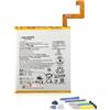 K KYUER L18D1P32 Tablet Batteria per Lenovo Smart Tab M10 HD TB-X505F TB-X505L TB-X605LC TB-X505X TB-X605F TB-X605FC TB-X605L TB-X605M TB-X605C Laptop Integrated Li-Polymer Battery with Tool Kits