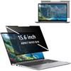 KiimLaa Filtro Privacy Nanoadesiva Rimovibile per Laptop 15,6 pollici 16:10 Pellicola Protezione, Anti-Riflesso e Filtro Luce Blu per HP/dell/Acer/Lenovo/Thinkpad/Samsung/ASUS/Sony 15,6(336*220)mm