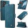 Rerzoiro Cover per Samsung Galaxy S23 Ultra 5G Custodia Portafoglio Antiurtoo Premium Pelle PU Wallet Case Flip Libro con Porta Carte Slot Supporto Flip Case per Samsung Galaxy S23 Ultra, Blu verde