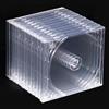 XiyaxiVici 12 Pezzi 10,4mm Custodia Protettiva Standard per CD Dvd con Vassoio Trasparente Assemblato CD Jewel Case Holder Plastica 14,2x12,4x1 cm