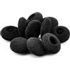 TesRank 40pz Cuffie Ricambio Pad di Auricolari per Auricolari Cuffie 18mm - Nero