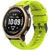 GIOPUEY Cinturini Compatibile con Amazfit T-Rex 3 PRO 44mm, Morbido Silicone Cinturino [Resistente all'Usura] [Traspirante] - Lime Colored