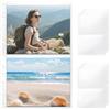 KQDRAVINE 40 pezzi 160 tasche buste trasparenti per cartoline formato A4 divise trasparenti su entrambi i lati, 2 scomparti per album di cartoline, carte di credito, foto A5