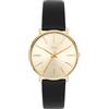 BUREI Orologio da donna alla moda, minimalista, analogico, in pelle, al quarzo, impermeabile