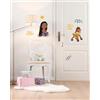 Komar Disney Wish - Adesivo da parete per cameretta dei bambini, motivo: Best Wishes, dimensioni 50 x 70 cm, colore: Rosa