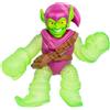 Heroes of Goo Jit Zu Bandai - Marvel Action Figure - Goblin Verde, il nemico di Spider-Man con texture morbida e corpo allungabile, stringilo e Causa Caos! CO42658