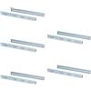 Emuca 3043205 Coppia di Guide/Binari con Cuscinetti a Sfere ad Estrazione Totale 45mm x 300mm per Cassetto, Set di 5