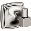 Amerock BH36090G10 | Gancio singolo per accappatoio in nichel spazzolato | 2-1/4 pollici (57 mm) Lunghezza portasciugamani | Statura | Gancio per asciugamani per bagno | Hardware da bagno | Accessori