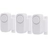 UNITEC Set di 3 allarmi per porte e finestre con contatto magnetico