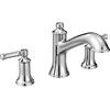 Moen T683 T683 Dartmoor two-handle High ARC Roman Tub rubinetto, cromato, 1