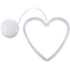 Levitantes Ciondolo a forma di cuore con ventosa, luce bianca calda. Ideale per la decorazione. *