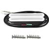 FLEOR Guida calda Alnico 5 Pickup Humbucker a bobina singola 6-7K Humbucker bianco Fit ST SQ TL Chitarra