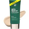 Shakeup Cosmetics - Crema idratante colorata da uomo, SPF25, idratazione 24 h, finish opaco, facile applicazione, vegana, 50 ml (Extra Light)