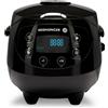 Mini Cuociriso Digitale - Vaporiera Multifunzione Nero Fino a 3 Persone Con 8 Pr