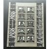 Francia 50th Anniversary Of Cinema 1986 Drama Star Actor Screen (foglio) MNH