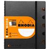 RHODIA 132576C - Quaderno Organizer ricaricabile Exabook NERO A5+ 80g/m²