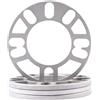 JINGLING Distanziali universali per ruote da 8 mm per la maggior parte dei bulloni PCD da 98 a 127 per ruote a 4 alette e 5 a 127 4x98 5x100 5x108 5x112 5x120 5x127 Adattatori per mozzo ruota 2 pezzi