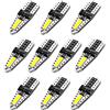 AGLINT W5W T10 LED Lampadine CANBUS 2SMD per AutoInterna Targa Luci Bianco | T10 LED Lampadina CANBUS 12V W5W 194 168 501 per Auto Interna Targa Luci Posizione Tettuccio Luce 10 Pezzi 6500K Bianco