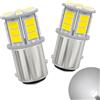 AGLINT 1157 BAY15D P21/5W LED Lampadine 12V-24V per Auto Luci di Stop Posteriori Freno Parcheggio Marcia DRL Diurne Luce 6500K Bianco 2Pcs