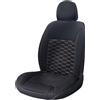 S SUMEX SUMEX Schienale per sedile auto, modello Tourer, colore nero e bianco, realizzato in tessuto, coprisedile universale