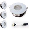 Sweier faretti LED a incasso GU10 IP65, faretti da soffitto per bagno impermeabili (senza lampadine incluse), cucina, corridoio, portalampada GU10 incluso Confezione da 4