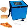 Cloud Fire - Scatola per lievitazione pieghevole, scatola per lievitazione con regolazione della temperatura e coperchio, frigorifero multifunzione rimovibile per casa, pane, pizza, yogurt, vino di