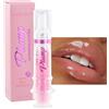 Shengxi Plumping Lip Oil, Chiaro Immediato Plumper Lip Gloss, Idratante Lip Plumping Booster, Lip Balm Lip Plumper per Donne Ragazze (1#)