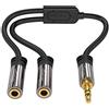 KabelDirekt, cavo adattatore Y Splitter 1 x Stecker > 2 x Buchse
