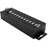 Exsys EX-1170HMVS 10 Porte USB 2.0 in Metallo, 15 KV Surge Protection