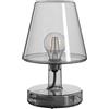Fatboy - Lampada senza fili ricaricabile Trans - Grigio - policarbonato - Designer Alex Bergman