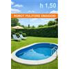 Piscina Ovale Interrata Adriatika 5,25 × 3,20 m - h 150 cm - Kit completo