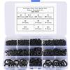 LiYiJiKeJi Anelli a molla, 1000 pezzi, rondelle a forma di spirale, set di anelli di bloccaggio per rondelle, DIN 127, forma B, in acciaio inox V2A, M2/M2.5/M3/M4/M5/M6/M8/M10/M12, colore nero