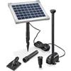 Esotec - Set completo pompa solare per laghetti 5 watt, modulo solare, portata 470 l/h, prevalenza 0,9 m