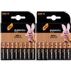 Duracell 32X Duracell AAA Plus Alcalina (2 Blister Da 16 Batterie) 32 Pile Mini Stilo
