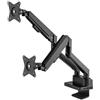 Manhattan 461887 Supporti a parete per TV 81,3 cm [32] Scrivania Nero (TV/MONITOR DESK MOUNT DUAL DOCK - -GAS 27IN ENET/HDMI/USB-A/C) [461887]