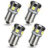 AGLINT Ba9s LED Lampadine BA9 T4W Cuneo Tipo 12V Dell'auto Luci di Posizione Luce Interna Targa Lampade Luci Tettuccio Luce Bianca 4PCS