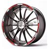 Senza marchio BMW S1000XR Decalcomanie Ruote Moto Cerchi Adesivi Strisce S1000 XR ROSSO