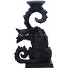 Nemesis Now Spite - Portacandele a Forma di Gatto Nero, 18,5 cm