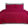 Elegant Comfort Set di lenzuola in 100% flanella di cotone turco, morbide, 4 pezzi, lenzuolo con angoli profondi, ultra morbide, calde e anti-pelucchi, per letto matrimoniale, XL, bordeaux